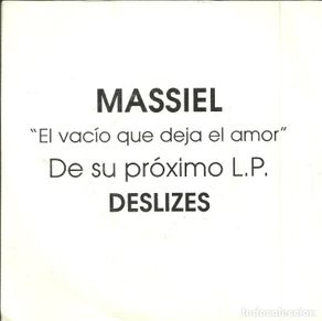 Discos de vinilo: MASSIEL - EL VACIO QUE DEJA EL AMOR - EDITADO POR SERDISCO - 1990